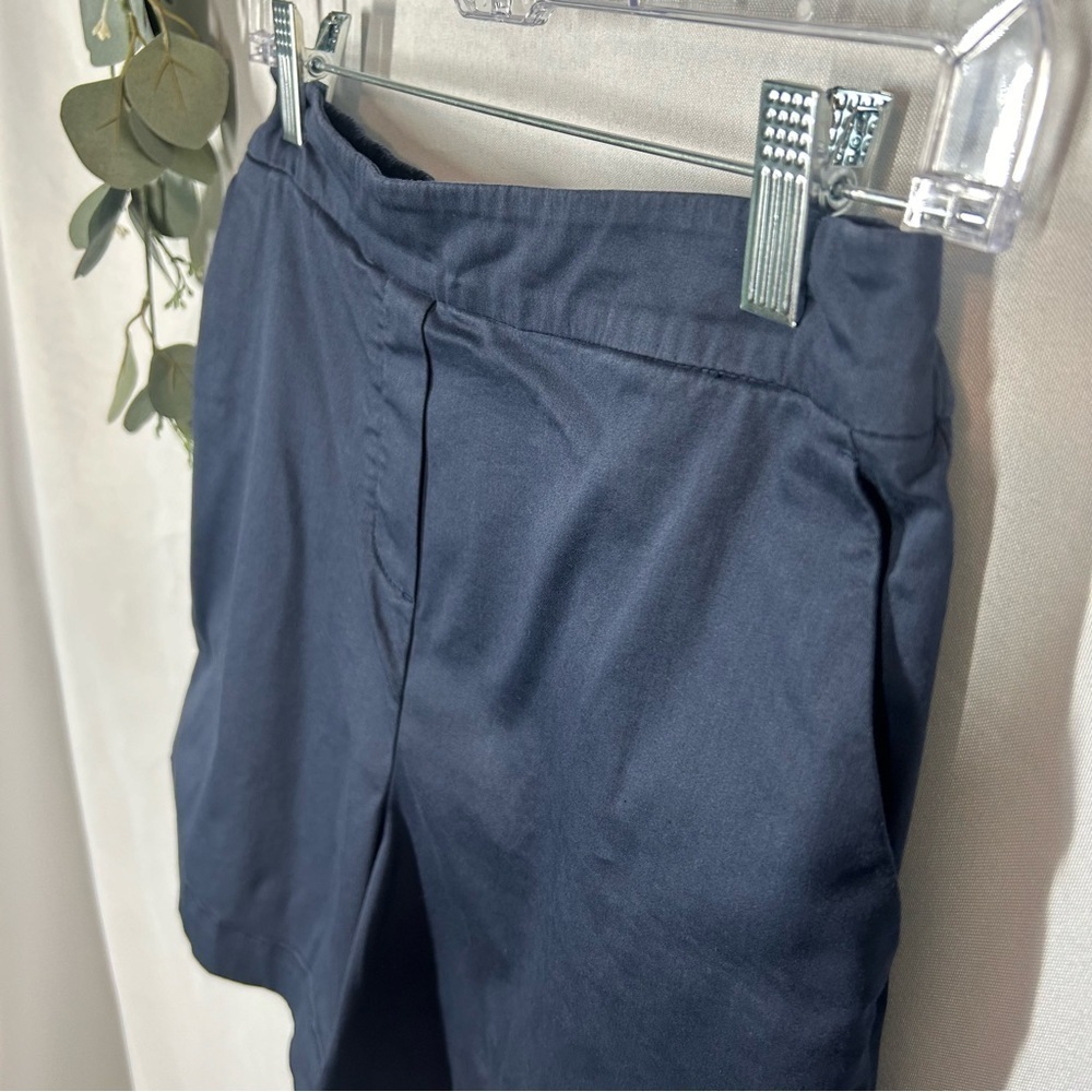 Boden | High Waisted Navy Blue Shorts Elastic Waist Women’s Size 6 - Picture 2 of 10